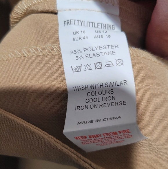 Pretty Little Thing Plus blazer cut out jumpsuit size 12 - Picture 5 of 8